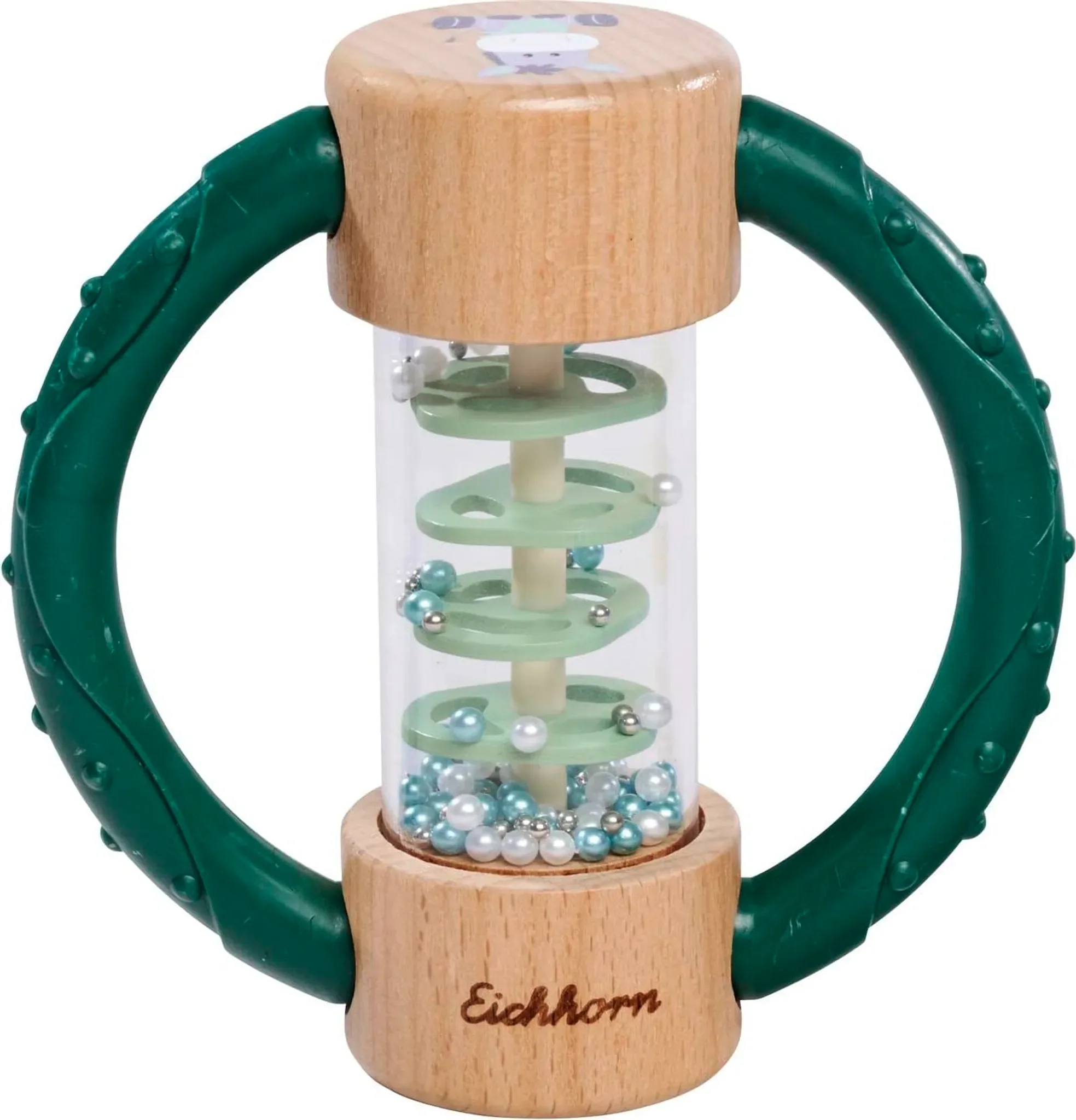 Baby HiPP Rasselstab aus Holz – mit Griffen
